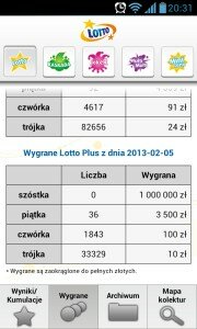  m.LOTTO wyniki losowania w twoim smartfonie