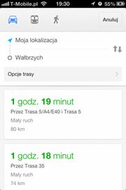 nawigacja google1m Google Maps darmowa nawigacja na smartfona