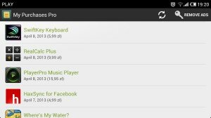  My Purchases Lista zakupionych aplikacji w Google Play