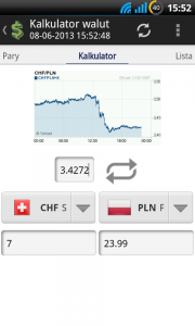 Kursy walut - Kalkulator walut (2)