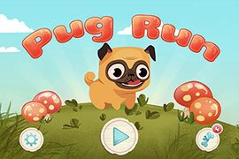 pugrun1m Pug Run ucieczka z kreskówki