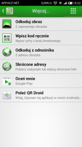 QR Droid Appacz.net Android 5 168x300 QR Droid czytnik kodów QR