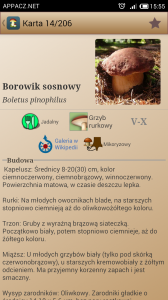 Atlas Grzybów - Appacz.net - Android (5)