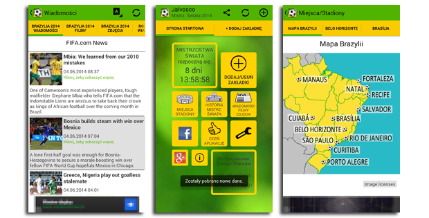 Mistrzostwa Świata 2014 - Appacz.net - Android